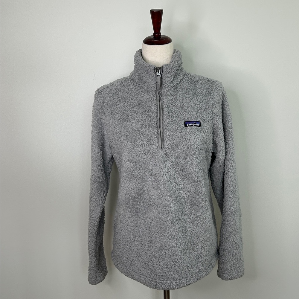 Women’s Patagonia Gray 1/4 Zip Los Gatos Fleece Size Medium